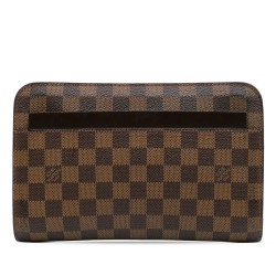 Louis Vuitton Damier Ebene Pochette Saint Louis