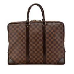 Louis Vuitton Damier Ebene Porte Documents Voyage PM