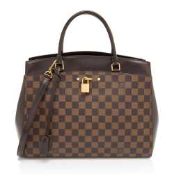 Louis Vuitton Damier Ebene Rivoli MM Satchel