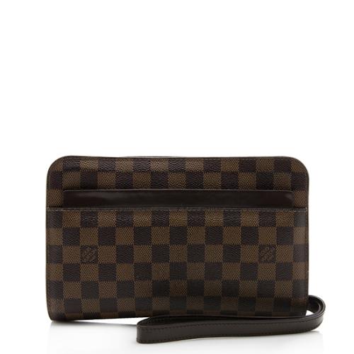 Louis Vuitton Damier Ebene Saint Louis Wristlet Clutch