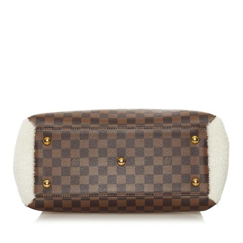 Louis Vuitton Damier Ebene Shearling Normandy