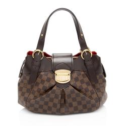 Louis Vuitton Damier Ebene Sistina PM Shoulder Bag