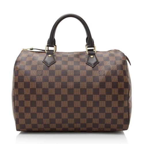 Louis Vuitton Damier Ebene Speedy 30 Satchel