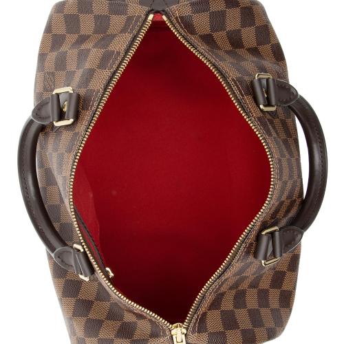 Louis Vuitton Damier Ebene Speedy 30 Satchel