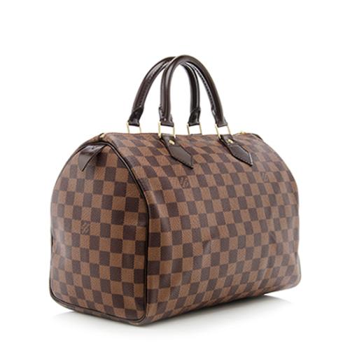 Louis Vuitton Damier Ebene Speedy 30 Satchel