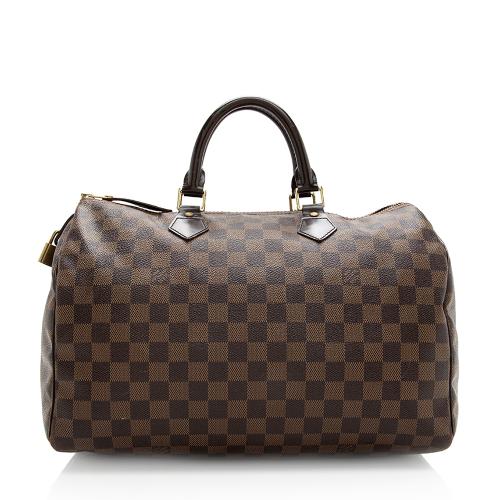 Louis Vuitton Damier Ebene Speedy 35 Satchel - FINAL SALE