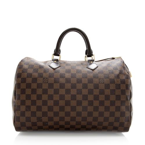 Louis Vuitton Damier Ebene Speedy 35 Satchel - FINAL SALE