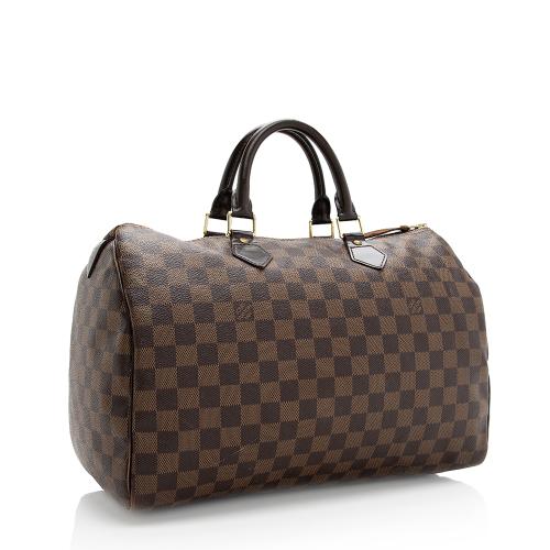 Louis Vuitton Damier Ebene Speedy 35 Satchel - FINAL SALE