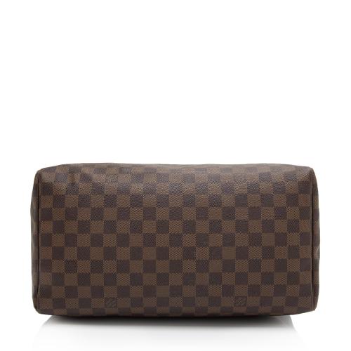 Louis Vuitton Damier Ebene Speedy 35 Satchel