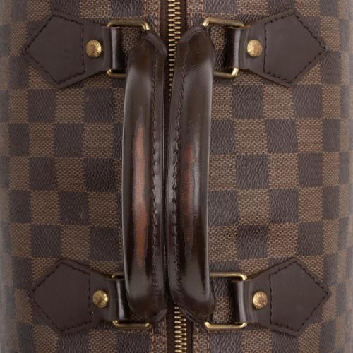 Louis Vuitton Damier Ebene Speedy 35 Satchel