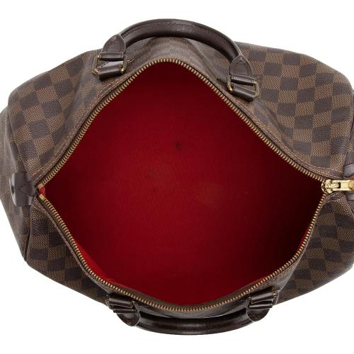 Louis Vuitton Damier Ebene Speedy 35 Satchel