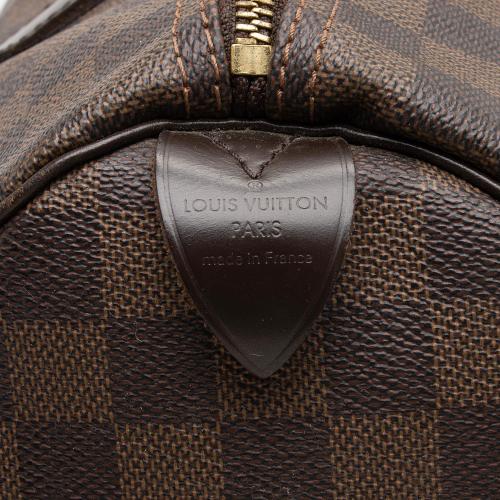 Louis Vuitton Damier Ebene Speedy 35 Satchel