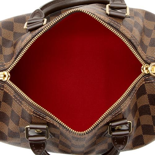 Louis Vuitton Damier Ebene Speedy Bandouliere 25 Satchel