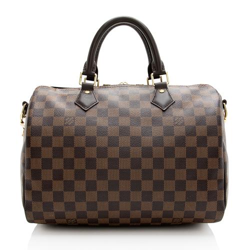 Louis Vuitton Damier Ebene Speedy Bandouliere 30 Satchel