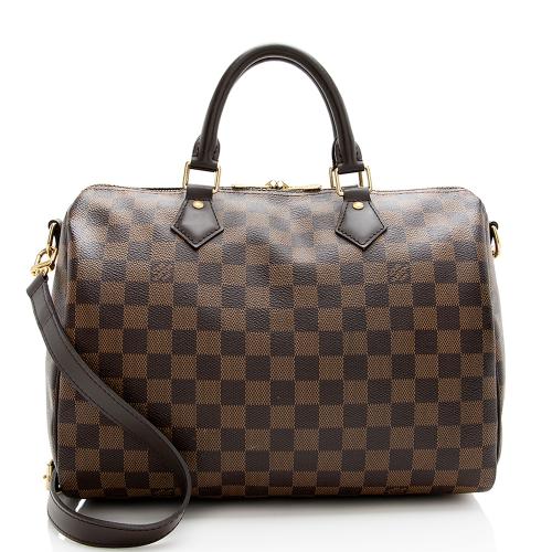 Louis Vuitton Damier Ebene Speedy Bandouliere 30 Satchel