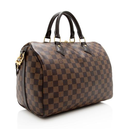 Louis Vuitton Damier Ebene Speedy Bandouliere 30 Satchel