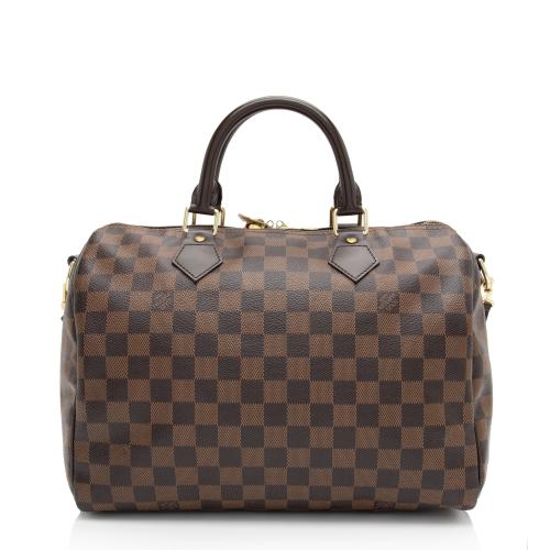 Louis Vuitton Damier Ebene Speedy Bandouliere 30 Satchel