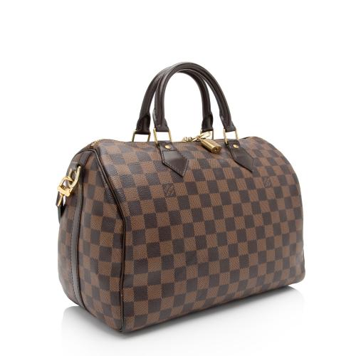 Louis Vuitton Damier Ebene Speedy Bandouliere 30 Satchel