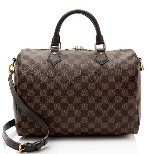 Louis Vuitton Damier Ebene Speedy Bandouliere 30 Satchel