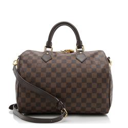 Louis Vuitton Damier Ebene Speedy Bandouliere 30 Satchel