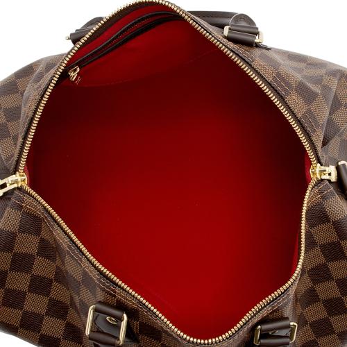 Louis Vuitton Damier Ebene Speedy Bandouliere 35 Satchel