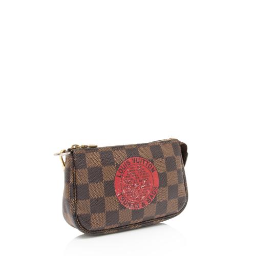 Louis Vuitton Damier Ebene Trunks & Bags Mini Pochette Accessoires