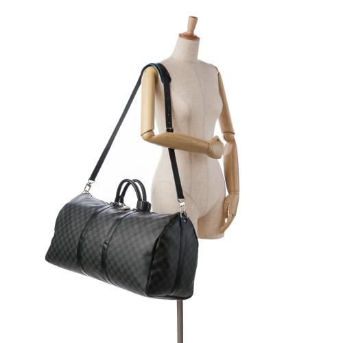 Louis Vuitton Damier Graphite Keepall Bandouliere 55