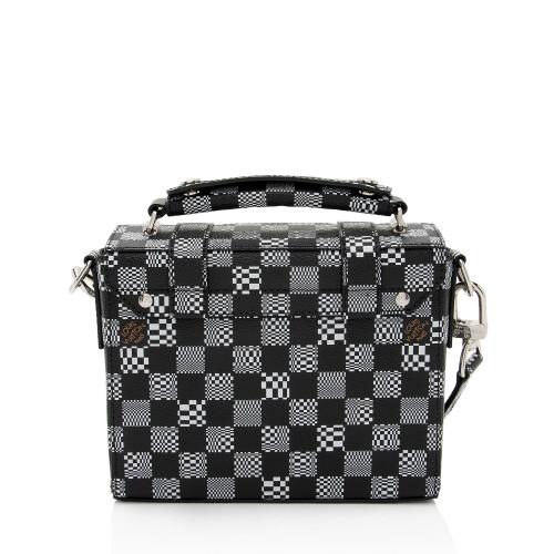 Louis Vuitton Limited Edition Damier Distorted Flap Soft Trunk Messenger