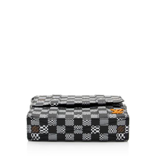 Louis Vuitton Limited Edition Damier Distorted Flap Soft Trunk Messenger