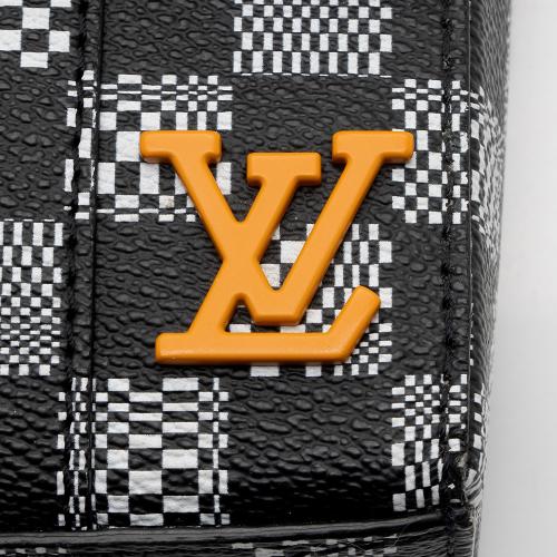 Louis Vuitton Limited Edition Damier Distorted Flap Soft Trunk Messenger