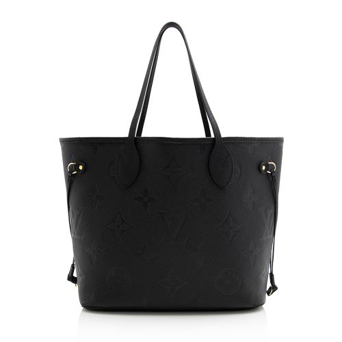 Louis Vuitton Giant Monogram Empreinte Neverfull MM Tote