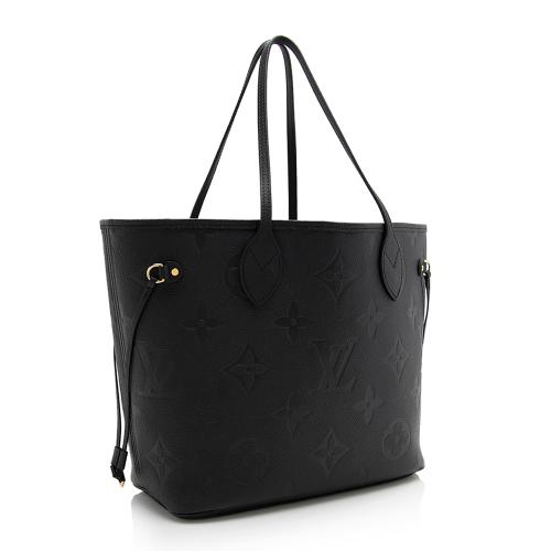 Louis Vuitton Giant Monogram Empreinte Neverfull MM Tote