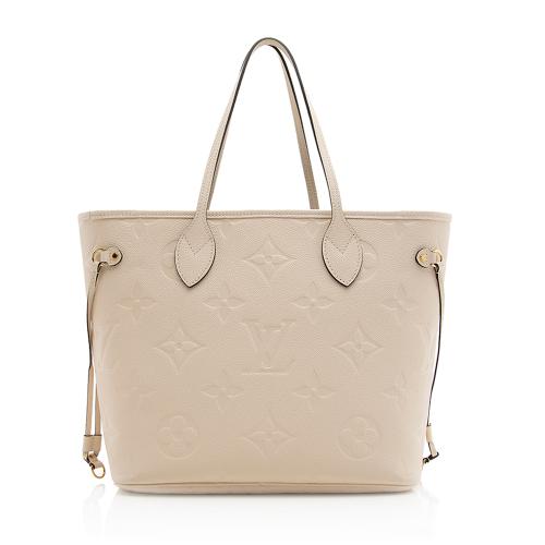 Louis Vuitton Giant Monogram Empreinte Neverfull MM Tote