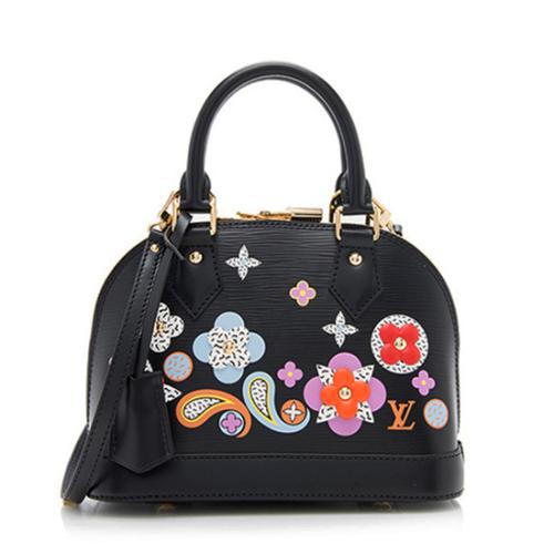 Louis Vuitton Epi Leather Flower Alma BB Satchel