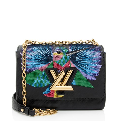 Louis Vuitton Epi Leather Sequin Bird Twist MM Shoulder Bag