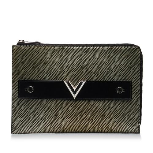 Louis Vuitton Epi Platine Pochette Clutch