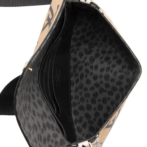 Louis Vuitton Limited Edition Giant Monogram Canvas Wild At Heart Felicie Strap & Go Crossbody