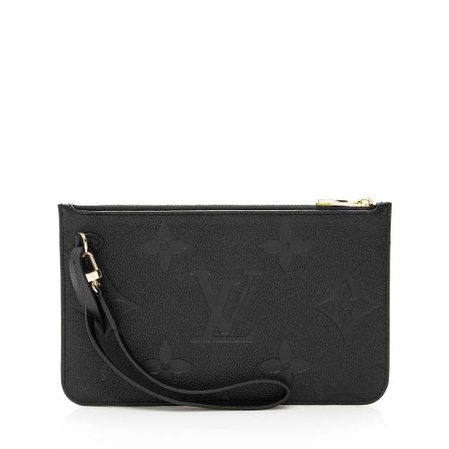 Louis Vuitton Giant Monogram Empreinte Neverfull MM Pochette