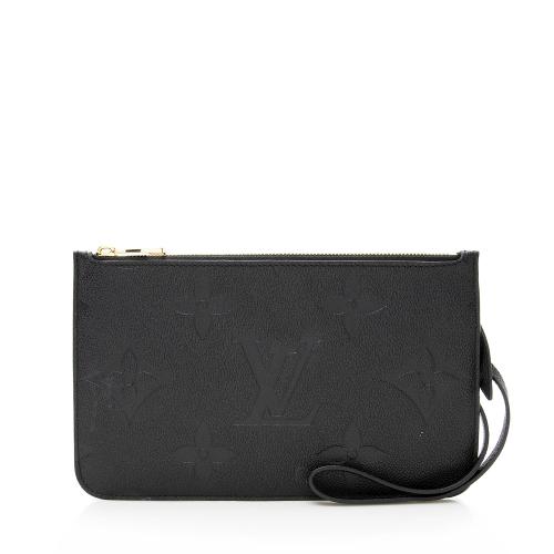 Louis Vuitton Giant Monogram Empreinte Neverfull MM Pochette