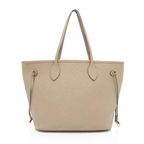 Louis Vuitton Giant Monogram Empreinte Neverfull MM Tote