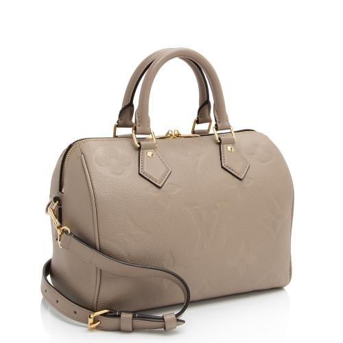 Louis Vuitton Giant Monogram Empreinte Speedy Bandouliere 25 Satchel