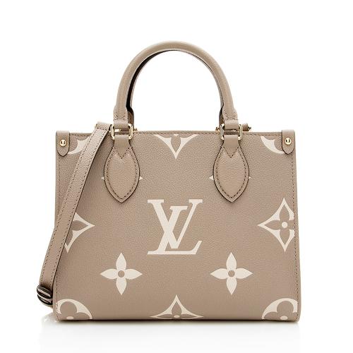 Louis Vuitton Giant Monogram Empreinte Onthego PM Tote