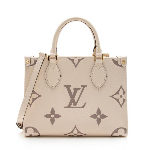 Louis Vuitton Giant Monogram Empreinte Onthego PM Tote