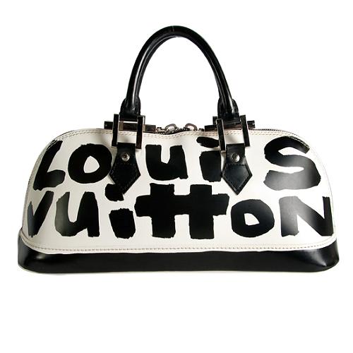 Louis Vuitton Graffiti Alma Horizontal Satchel Handbag