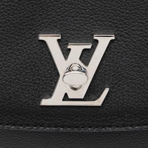 Louis Vuitton Calfskin Lockme Ever MM Top Handle