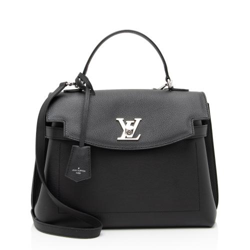 Louis Vuitton Calfskin Lockme Ever MM Top Handle