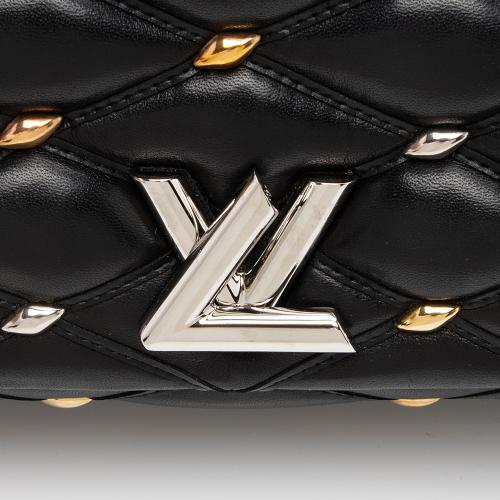 Louis Vuitton Lambskin Studded GO-14 PM Shoulder Bag