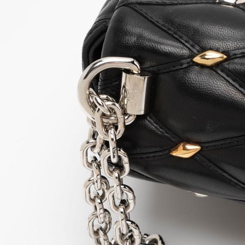 Louis Vuitton Lambskin Studded GO-14 PM Shoulder Bag