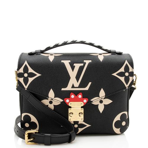 Louis Vuitton Limited Edition Giant Monogram Empreinte Crafty Pochette Metis Shoulder Bag