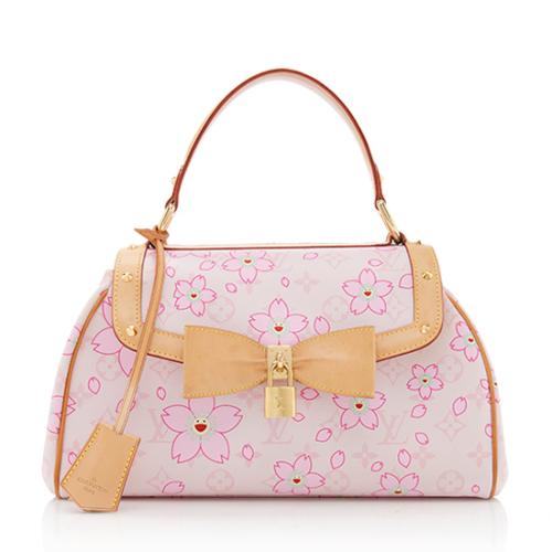 Louis Vuitton Limited Edition Monogram Cherry Blossom Sac Retro Satchel